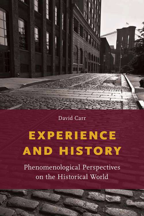 Book cover of Experience and History: Phenomenological Perspectives on the Historical World