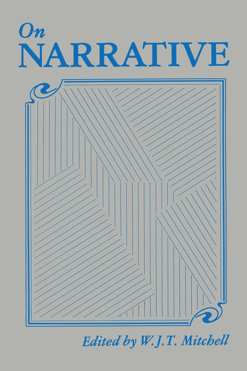 Book cover of On Narrative (A Critical Inquiry Book)