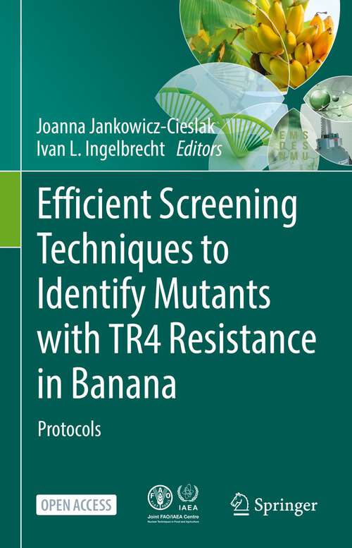 Book cover of Efficient Screening Techniques to Identify Mutants with TR4 Resistance in Banana: Protocols (1st ed. 2022)