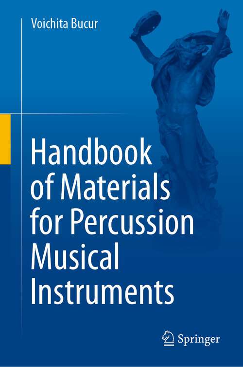 Book cover of Handbook of Materials for Percussion Musical Instruments (1st ed. 2022)