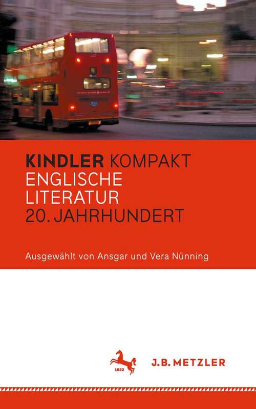 Book cover of Kindler Kompakt: Englische Literatur, 20. Jahrhundert (Zweifarbig)