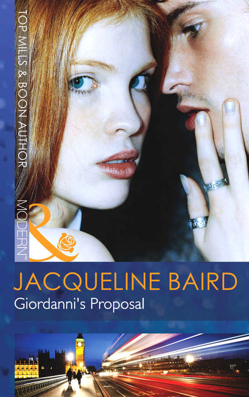 Book cover of Giordanni's Proposal (ePub First edition) (Mills And Boon Modern Ser.)