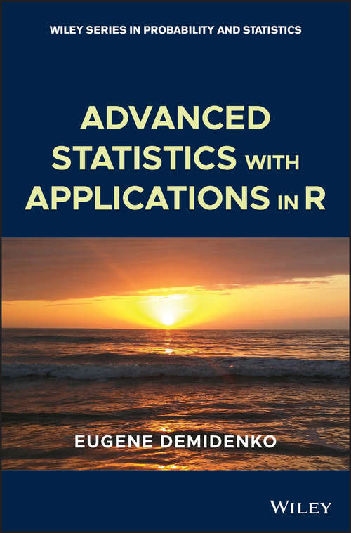 Book cover of Advanced Statistics with Applications in R (Wiley Series in Probability and Statistics #392)