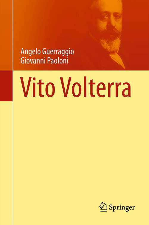 Book cover of Vito Volterra (2013)