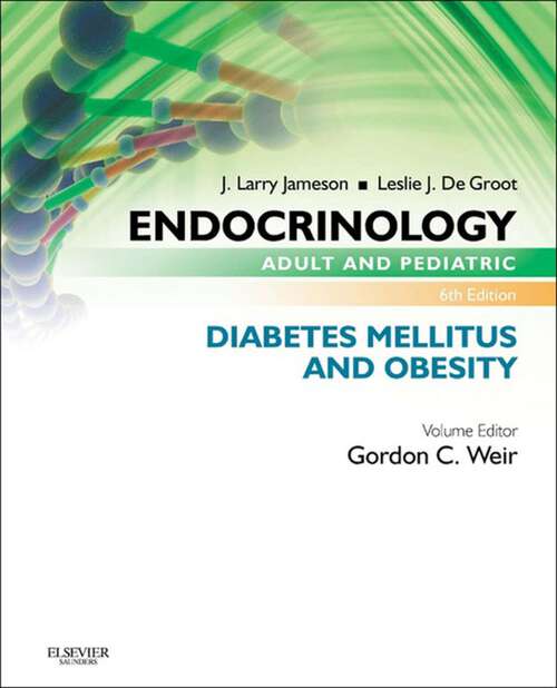 Book cover of Endocrinology Adult and Pediatric: Diabetes Mellitus And Obesity (6)