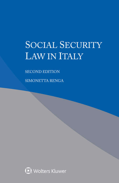 Book cover of Social Security Law in Italy (2)