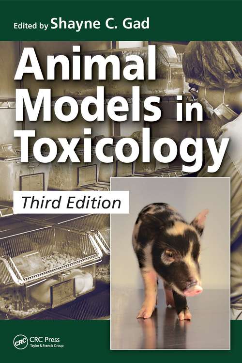 Book cover of Animal Models in Toxicology (3)