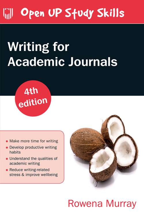 Book cover of Writing for Academic Journals 4e (2)