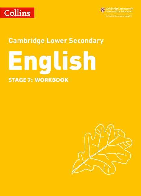 Book cover of Lower Secondary English Workbook: Stage 7 (PDF) ((2nd edition)) (Collins Cambridge Lower Secondary English Ser.)