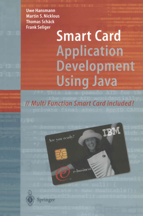 Book cover of Smart Card Application Development Using Java (2000)