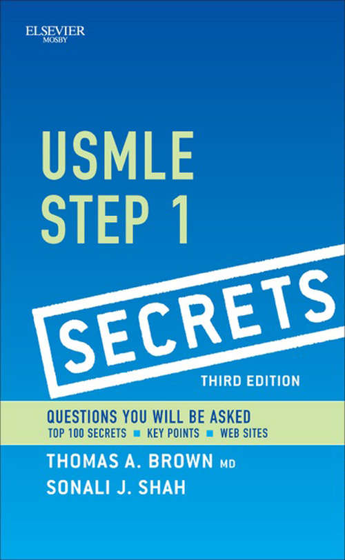 Book cover of USMLE Step 1 Secrets E-Book (2) (Secrets)