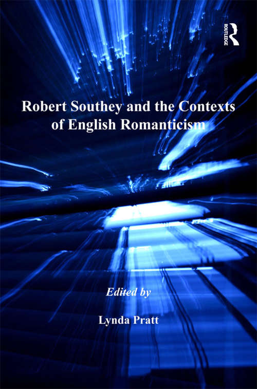 Book cover of Robert Southey and the Contexts of English Romanticism