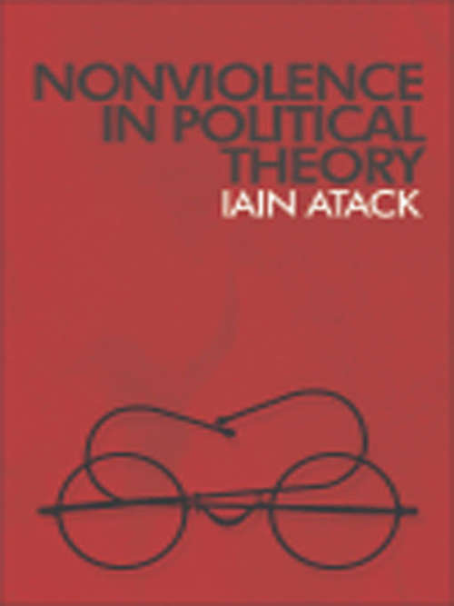 Book cover of Nonviolence in Political Theory