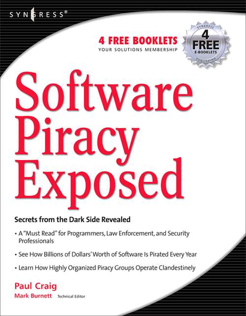 Book cover of Software Piracy Exposed