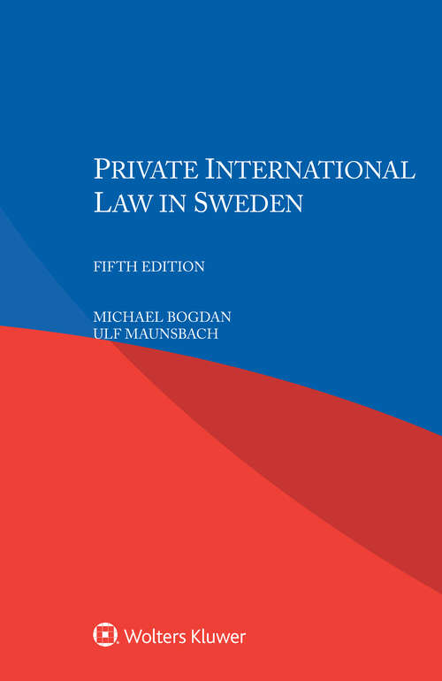 Book cover of Private International Law in Sweden (5)