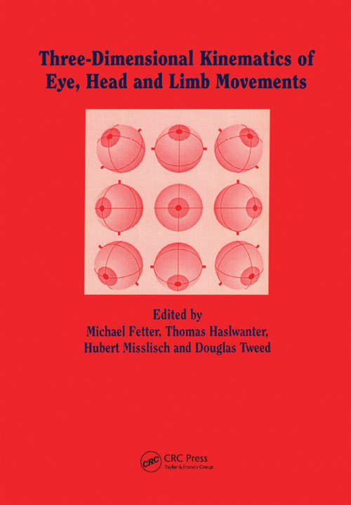 Book cover of Three-dimensional Kinematics of the Eye, Head and Limb Movements