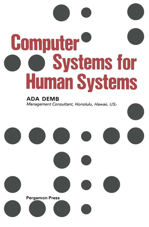 Book cover of Computer Systems for Human Systems