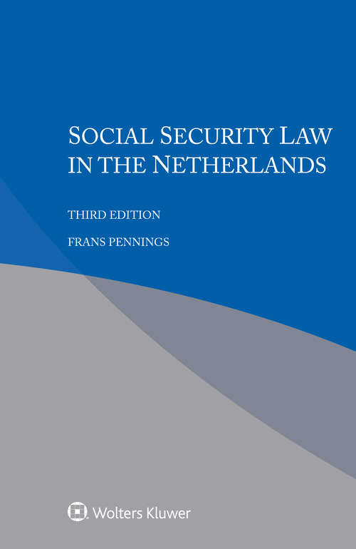 Book cover of Social Security Law in the Netherlands (3)
