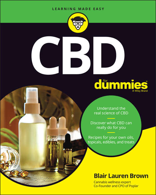 Book cover of CBD For Dummies