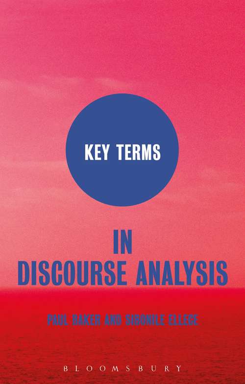 Book cover of Key Terms in Discourse Analysis (Key Terms)