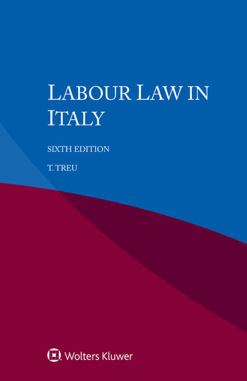 Book cover of Labour Law in Italy (6)