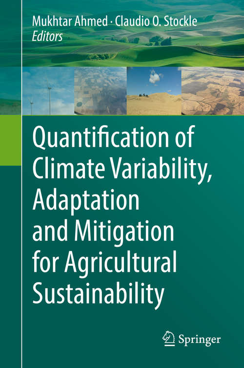 Book cover of Quantification of Climate Variability, Adaptation and Mitigation for Agricultural Sustainability