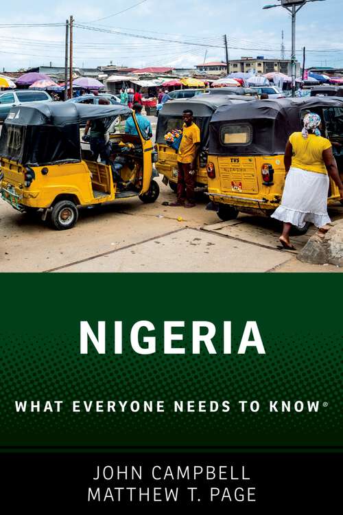 Book cover of NIGERIA WENK C: What Everyone Needs to Know® (What Everyone Needs To Know®)