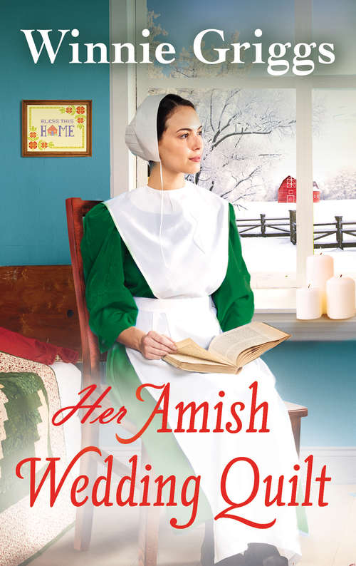 Book cover of Her Amish Wedding Quilt (Hope's Haven #1)