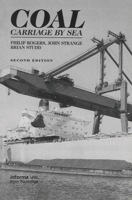 Book cover of Coal Carriage by Sea (2)