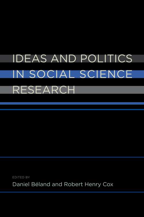 Book cover of Ideas and Politics in Social Science Research