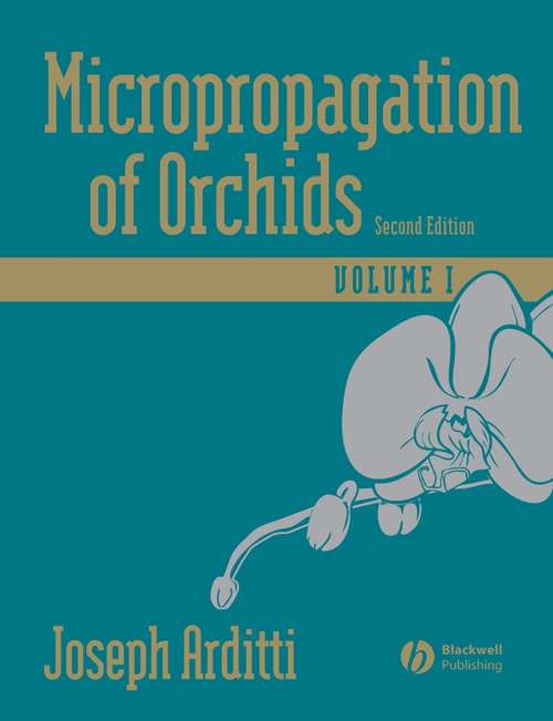 Book cover of Micropropagation of Orchids (2)