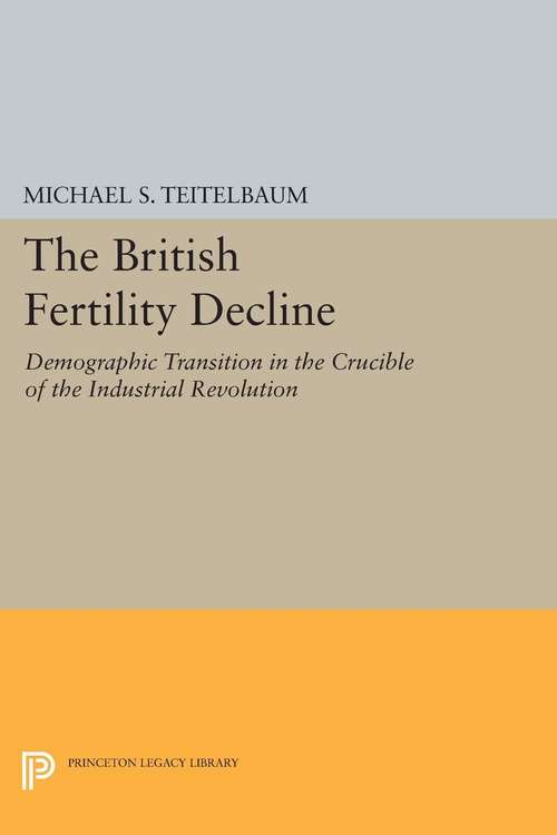 Book cover of The British Fertility Decline: Demographic Transition in the Crucible of the Industrial Revolution