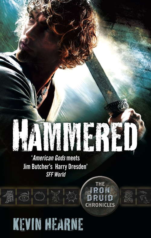 Book cover of Hammered: The Iron Druid Chronicles (Iron Druid Chronicles #3)