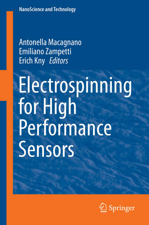 Book cover of Electrospinning for High Performance Sensors (2015) (NanoScience and Technology)