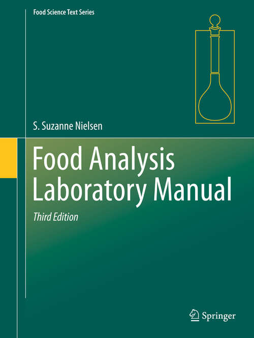 Book cover of Food Analysis Laboratory Manual (3rd ed. 2017) (Food Science Text Series)