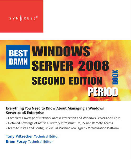 Book cover of The Best Damn Windows Server 2008 Book Period (2)