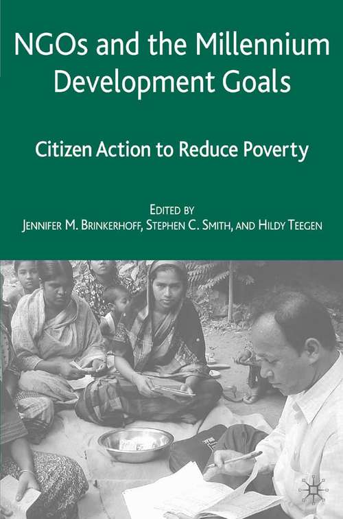 Book cover of NGOs and the Millennium Development Goals: Citizen Action to Reduce Poverty (2007)