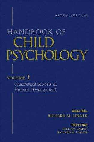 Book cover of Handbook of Child Psychology (PDF): Volume 1: Theoretical Models of Human Development (6)
