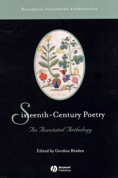 Book cover of Sixteenth-Century Poetry: An Annotated Anthology (Blackwell Annotated Anthologies)