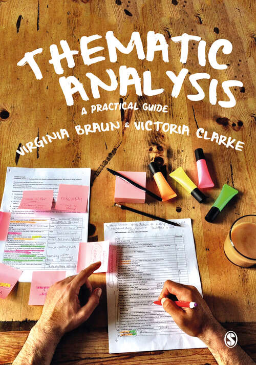 Book cover of Thematic Analysis: A Practical Guide