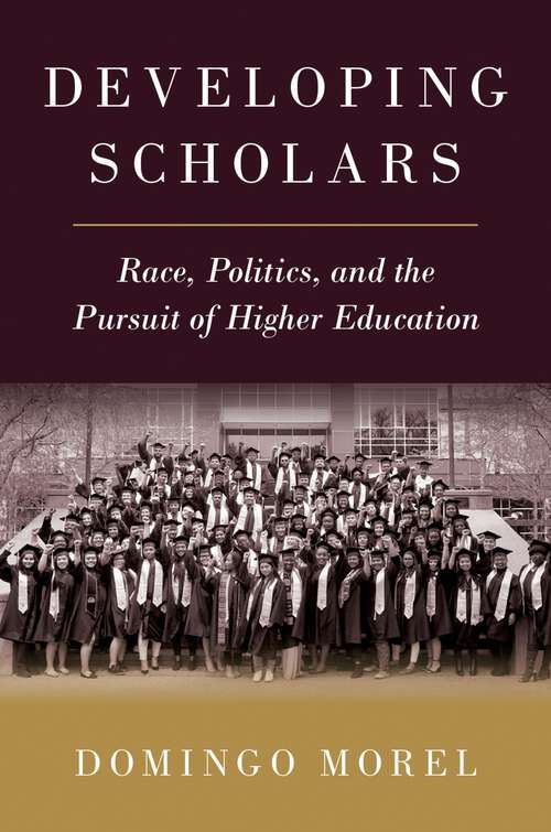 Book cover of Developing Scholars: Race, Politics, and the Pursuit of Higher Education