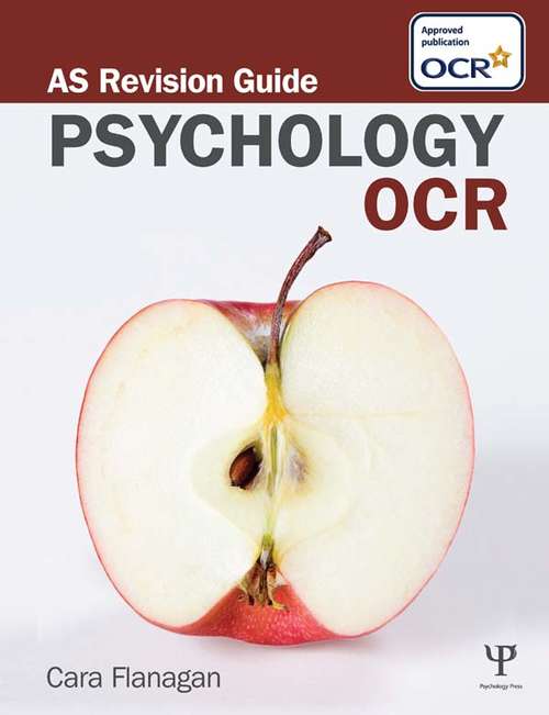 Book cover of OCR Psychology: AS Revision Guide