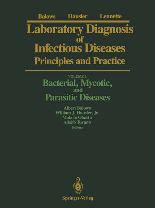 Book cover of Laboratory Diagnosis of Infectious Diseases: Principles and Practice (1988)