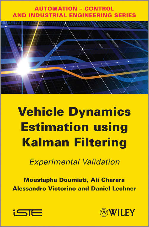 Book cover of Vehicle Dynamics Estimation using Kalman Filtering: Experimental Validation