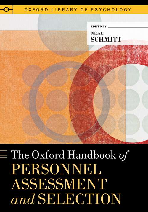 Book cover of The Oxford Handbook of Personnel Assessment and Selection (Oxford Library of Psychology)