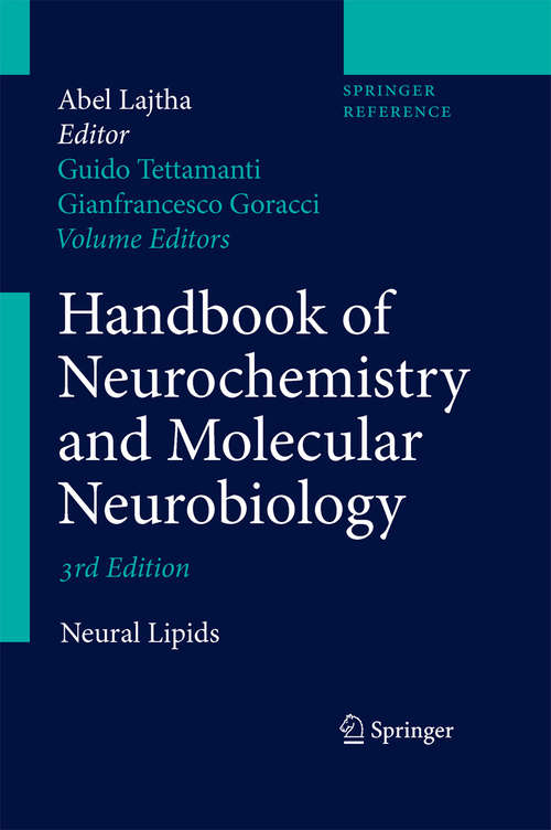 Book cover of Handbook of Neurochemistry and Molecular Neurobiology: Neural Lipids (3)