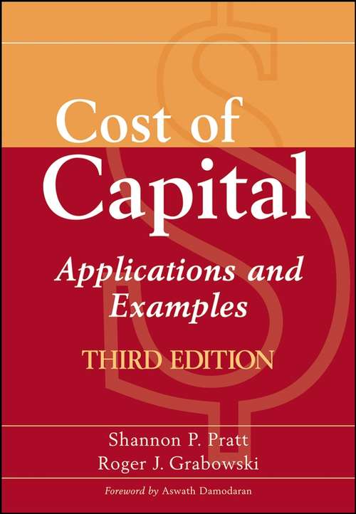 Book cover of Cost of Capital (3)