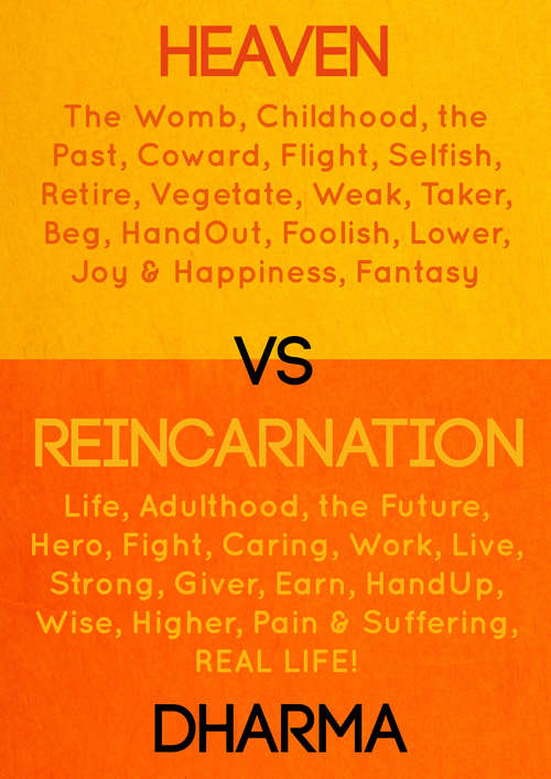 Book cover of Heaven vs Reincarnation: The Cartoon Book