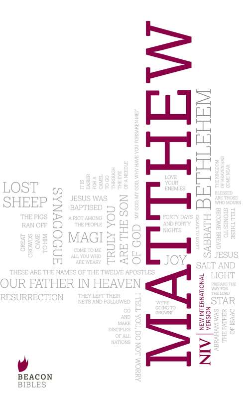 Book cover of NIV Gospel of Matthew (New International Version)