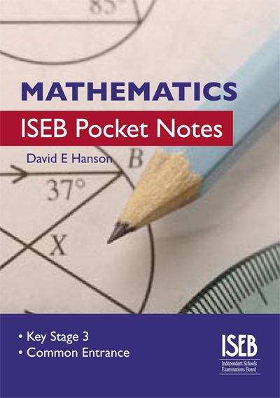 Book cover of Mathematics: ISEB Pocket Notes (PDF)